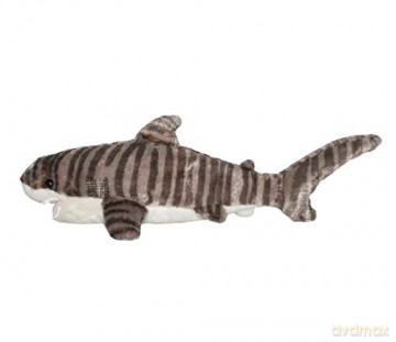 Wild Republic Tiger Shark Plush Soft Toy, Cuddlekins Cuddly Toys, Gifts for Kids 20 cm