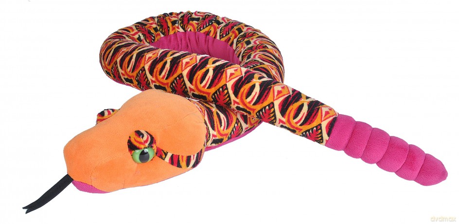 Wild Republic Tribal Orange Plush, Soft Toy, Plush Toy, Gifts for Kids 137cm