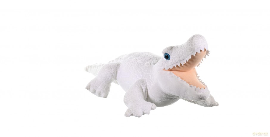 Wild Republic White Alligator Plush Soft Toy, Cuddlekins Cuddly Toys, Gifts for Kids 40 cm, 24"