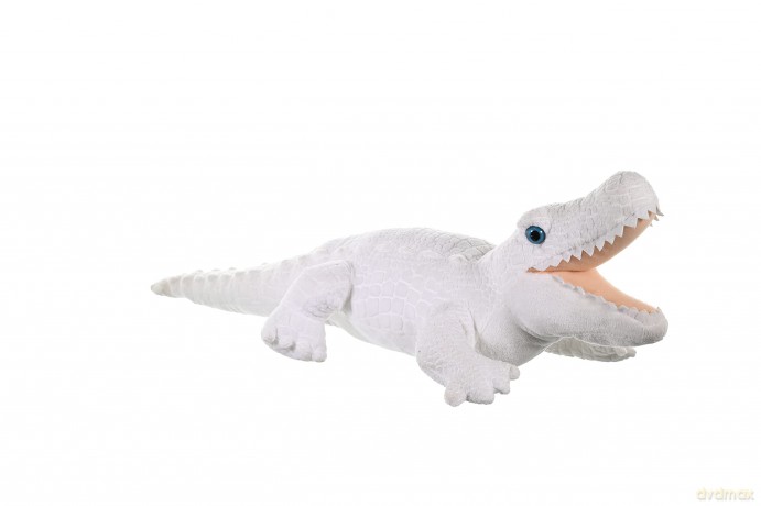 Wild Republic White Alligator Plush Soft Toy, Cuddlekins Cuddly Toys, Gifts for Kids 40 cm, 24"