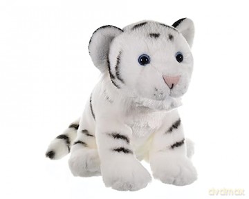 Wild Republic White Tiger Cub Plush Soft Toy, Cuddlekins Cuddly Toys, Gifts for Kids 30 cm