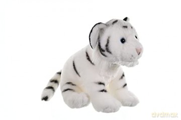 Wild Republic White Tiger Cub Plush Soft Toy, Cuddlekins Cuddly Toys, Gifts for Kids 30 cm