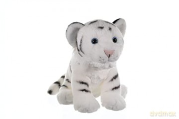 Wild Republic White Tiger Cub Plush Soft Toy, Cuddlekins Cuddly Toys, Gifts for Kids 30 cm
