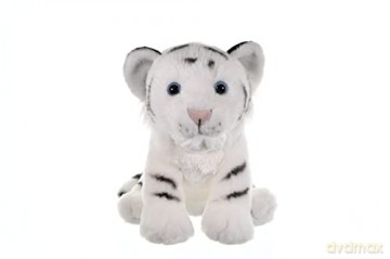 Wild Republic White Tiger Cub Plush Soft Toy, Cuddlekins Cuddly Toys, Gifts for Kids 30 cm