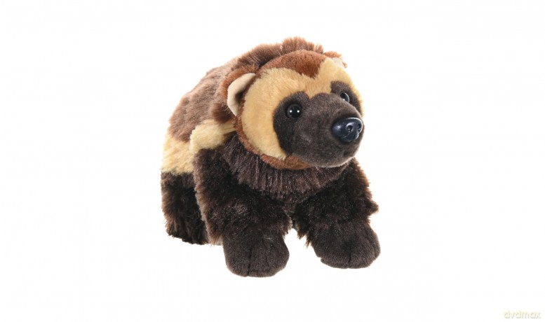 Wild Republic Wolverine Plush, Stuffed Animal, Plush Toy, Gifts for Kids, Cuddlekins 12 Inches, 12261, Brown