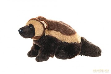 Wild Republic Wolverine Plush, Stuffed Animal, Plush Toy, Gifts for Kids, Cuddlekins 12 Inches, 12261, Brown