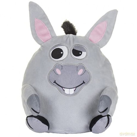 Windy Bums Donkey Cheeky Farting Toy, Funny Gift, Donkey Teddy Parps, Wiggles and Giggles. Hilarious fun for everyone!, Grey
