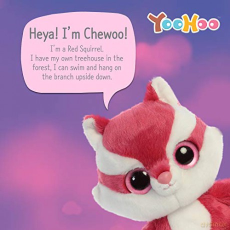 YooHoo Chewoo Squirrel 5In 61083 Red