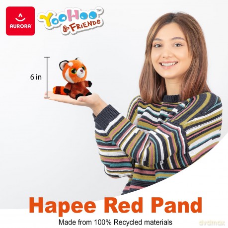 YooHoo Hapee Red Panda 5In 61103 Red