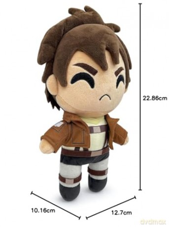Youtooz Chibi Eren Plush 9" Inch, Collectible Soft Eren Yeager Plush from Attack on Titan from Attack on Titan Anime - Youtooz Plush Collection