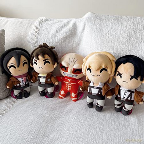 Youtooz Chibi Eren Plush 9" Inch, Collectible Soft Eren Yeager Plush from Attack on Titan from Attack on Titan Anime - Youtooz Plush Collection