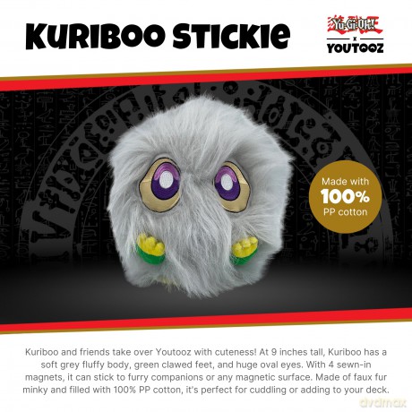 Yu-Gi-Oh! Pluszak Kuribah Stickie Gray 22 cm