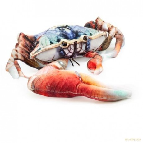 Zappi Co - Childrens Realistic Soft Cuddly Plush Toy Animal - Perfect Playtime Companions for Children with Lifelike Detail featured Tiktok (28cm Length) (Blue Fiddler Crab)