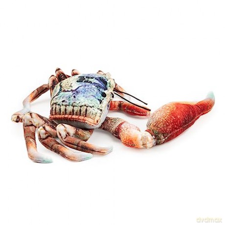 Zappi Co - Childrens Realistic Soft Cuddly Plush Toy Animal - Perfect Playtime Companions for Children with Lifelike Detail featured Tiktok (28cm Length) (Blue Fiddler Crab)