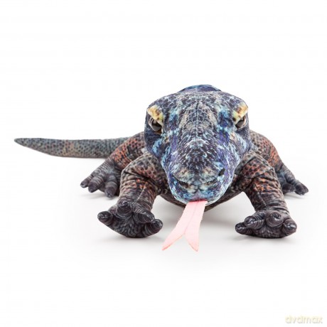 Zappi Co - Childrens Realistic Soft Cuddly Plush Toy Animal - Perfect Playtime Companions for Children with Lifelike Detail featured Tiktok (80cm Length) (Komodo Dragon)