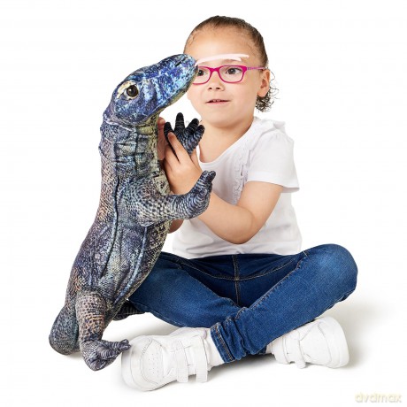 Zappi Co - Childrens Realistic Soft Cuddly Plush Toy Animal - Perfect Playtime Companions for Children with Lifelike Detail featured Tiktok (80cm Length) (Komodo Dragon)