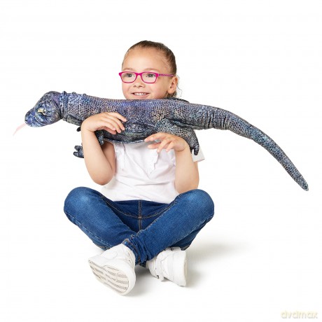 Zappi Co - Childrens Realistic Soft Cuddly Plush Toy Animal - Perfect Playtime Companions for Children with Lifelike Detail featured Tiktok (80cm Length) (Komodo Dragon)