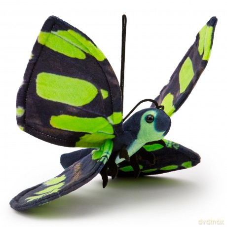 Zappi Co 100% Recycled Plush Malachite Butterfly Toy (28.5cm Width) Stuffed Soft Cuddly Eco Friendly animals Collection For New Born Child First kid
