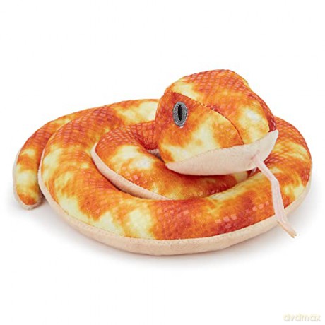 Zappi Co 2 set Childrens Stuffed Soft Cuddly Plush Snake Toy-Part of Safari Animals Collection, Perfect for Kids (50cm) (1 x Anaconda + 1 x Python Snakes)