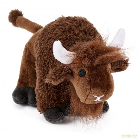 Zappi Co Childrens Soft Cuddly Plush Toy Animal - Perfect Perfect Soft Snuggly Playtime Companions for Children (12-15cm /5-6") (Bison)