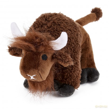 Zappi Co Childrens Soft Cuddly Plush Toy Animal - Perfect Perfect Soft Snuggly Playtime Companions for Children (12-15cm /5-6") (Bison)