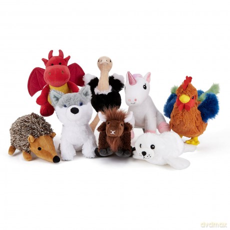 Zappi Co Childrens Soft Cuddly Plush Toy Animal - Perfect Perfect Soft Snuggly Playtime Companions for Children (12-15cm /5-6") (Bison)