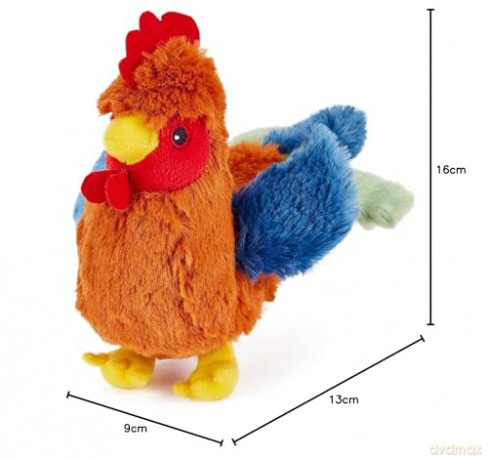Zappi Co Childrens Soft Cuddly Plush Toy Animal - Perfect Perfect Soft Snuggly Playtime Companions for Children (12-15cm /5-6") (Cockerel)