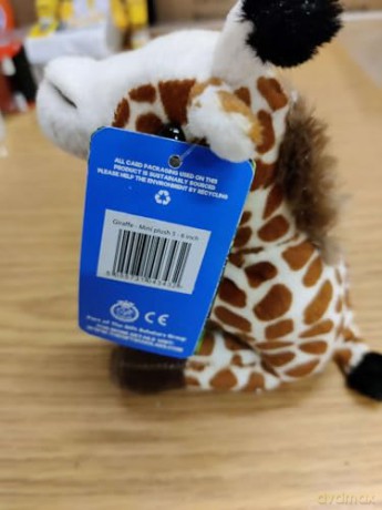 Zappi Co Childrens Soft Cuddly Plush Toy Animal - Perfect Perfect Soft Snuggly Playtime Companions for Children (12-15cm /5-6") (Giraffe)