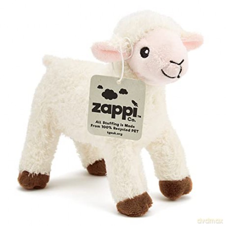 Zappi Co Childrens Soft Cuddly Plush Toy Animal - Perfect Perfect Soft Snuggly Playtime Companions for Children (12-15cm /5-6") (Lamb)