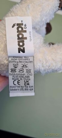 Zappi Co Childrens Soft Cuddly Plush Toy Animal - Perfect Perfect Soft Snuggly Playtime Companions for Children (12-15cm /5-6") (Lamb)