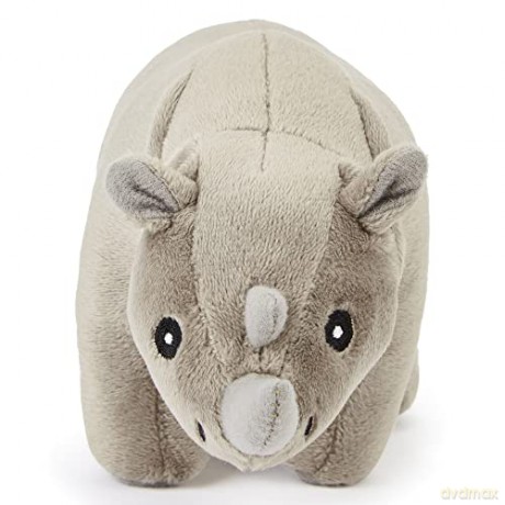 Zappi Co Childrens Soft Cuddly Plush Toy Animal - Perfect Perfect Soft Snuggly Playtime Companions for Children (12-15cm /5-6") (Rhino)