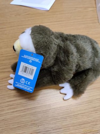 Zappi Co Childrens Soft Cuddly Plush Toy Animal - Perfect Perfect Soft Snuggly Playtime Companions for Children (12-15cm /5-6") (Sloth)