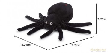Zappi Co Childrens Soft Cuddly Plush Toy Animal - Perfect Perfect Soft Snuggly Playtime Companions for Children (12-15cm /5-6") (Spider)