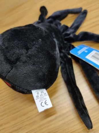 Zappi Co Childrens Soft Cuddly Plush Toy Animal - Perfect Perfect Soft Snuggly Playtime Companions for Children (12-15cm /5-6") (Spider)