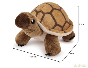 Zappi Co Childrens Soft Cuddly Plush Toy Animal - Perfect Perfect Soft Snuggly Playtime Companions for Children (12-15cm /5-6") (Tortoise)