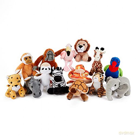Zappi Co Childrens Soft Cuddly Plush Toy Animal - Perfect Perfect Soft Snuggly Playtime Companions for Children (12-15cm /5-6") (Tortoise)