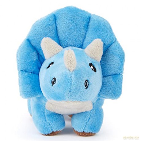 Zappi Co Childrens Soft Cuddly Plush Toy Animal - Perfect Perfect Soft Snuggly Playtime Companions for Children (12-15cm /5-6") (Triceratops)
