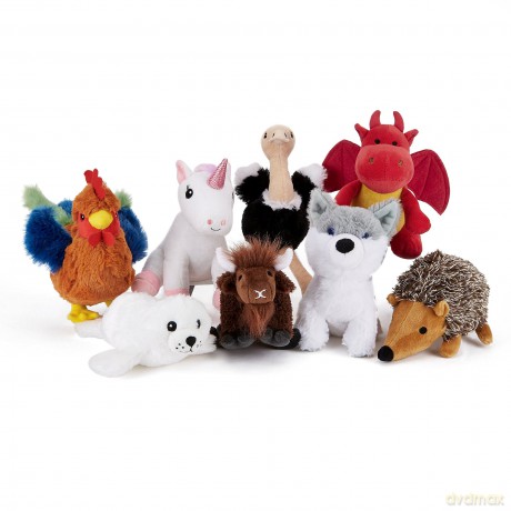 Zappi Co Childrens Soft Cuddly Plush Toy Animal - Perfect Perfect Soft Snuggly Playtime Companions for Children (12-15cm /5-6") (Unicorn)