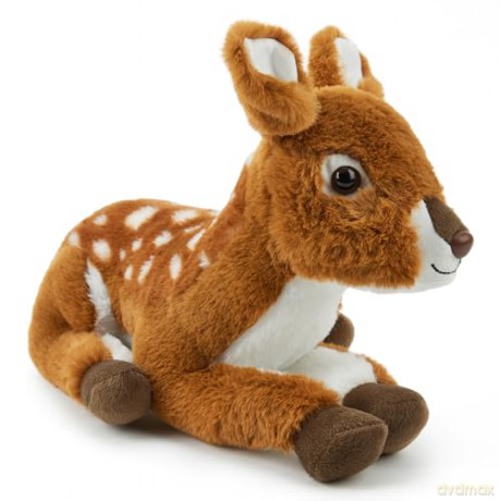 Zappi Co Deer Fawn Plush Toy (32cm) - Soft, Adorable Forest Friend, Eco-Friendly, Great for Childrens Nature Exploration, 100% Recycled