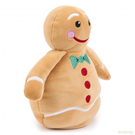 Zappi Co Gingerbread Man Plush Toy - Soft and Cuddly Christmas Gingerbread Man Decoration (25cm height), Perfect for Festive Decor, and Stocking Fillers