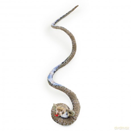 Zappi Co Kids Stuffed Soft Cuddly Plush Snake Toy - Part of Safari Animals Collection: Realistic and Lifelike, Perfect for Kids(Cobra)