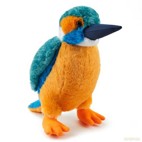 Zappi Co Kingfisher Plush Toy (27cm) - Vibrant, Soft, Eco-Friendly Toy, Perfect for Kids Nature Inspired Play, Made from Recycled Material