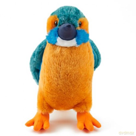 Zappi Co Kingfisher Plush Toy (27cm) - Vibrant, Soft, Eco-Friendly Toy, Perfect for Kids Nature Inspired Play, Made from Recycled Material