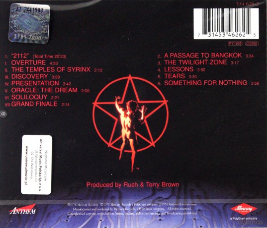 Rush: 2112 (Original Recording Remastered) [CD]
