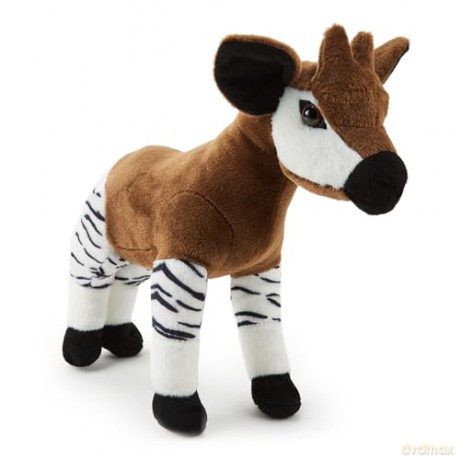 Zappi Co Okapi Plush Toy (35cm) - Unique, Cuddly Safari Toy, Eco-Friendly, Fascinating for Curious Kids, Made from Recycled Material