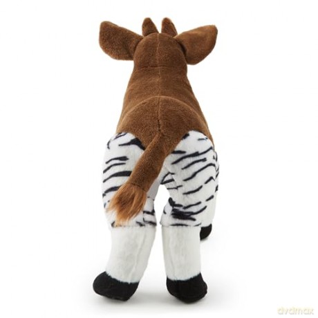 Zappi Co Okapi Plush Toy (35cm) - Unique, Cuddly Safari Toy, Eco-Friendly, Fascinating for Curious Kids, Made from Recycled Material