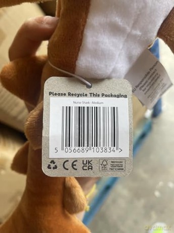 Zappi Co Okapi Plush Toy (35cm) - Unique, Cuddly Safari Toy, Eco-Friendly, Fascinating for Curious Kids, Made from Recycled Material