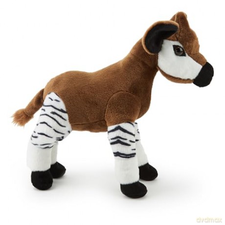 Zappi Co Okapi Plush Toy (35cm) - Unique, Cuddly Safari Toy, Eco-Friendly, Fascinating for Curious Kids, Made from Recycled Material