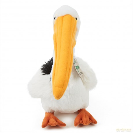 Zappi Co Pelican Plush Toy (29cm) - Soft, Cuddly Safari Animal, Eco-Friendly, Made from 100% Recycled Material, Ideal for Childrens Collection