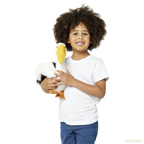 Zappi Co Pelican Plush Toy (29cm) - Soft, Cuddly Safari Animal, Eco-Friendly, Made from 100% Recycled Material, Ideal for Childrens Collection